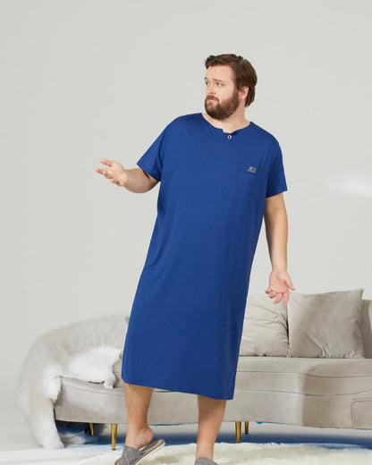 Green Cooling RC Modal Modal Solid Nightshirt