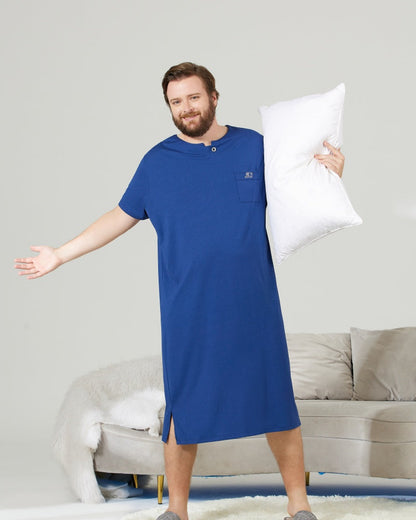 Green Cooling RC Modal Modal Solid Nightshirt