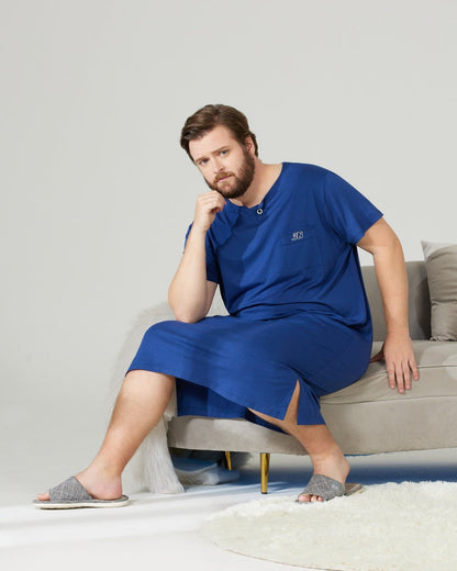 Green Cooling RC Modal Modal Solid Nightshirt